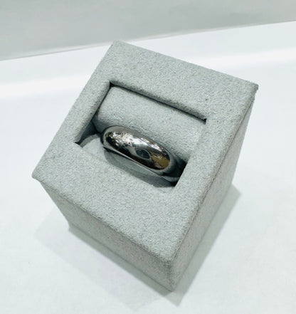 TUNGSTEN CARBIDE WEDDING BAND 6mm, SIZE: 8