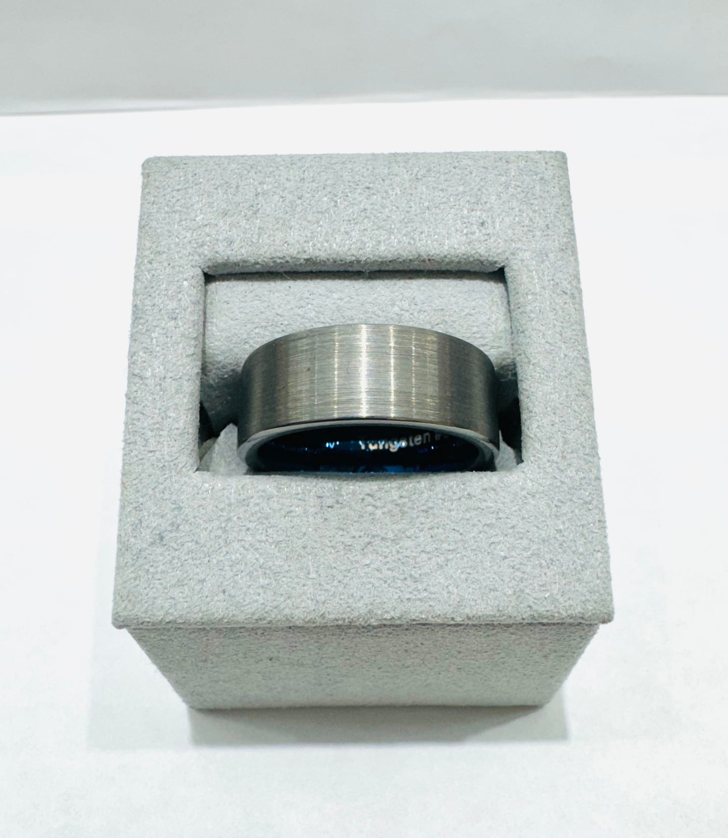 TUNGSTEN WEDDING BAND, WIDTH: 8mm, SIZE: 8