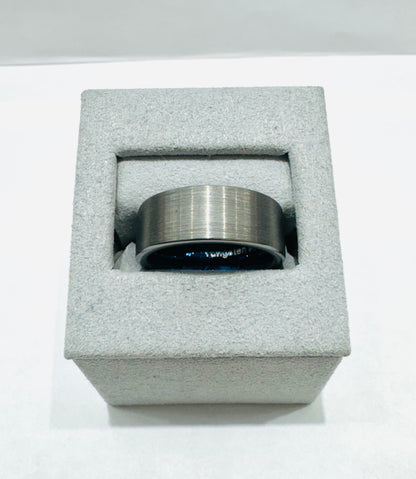 TUNGSTEN WEDDING BAND, WIDTH: 8mm, SIZE: 8