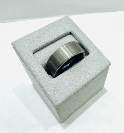 TUNGSTEN WEDDING BAND, WIDTH: 8mm, SIZE: 8