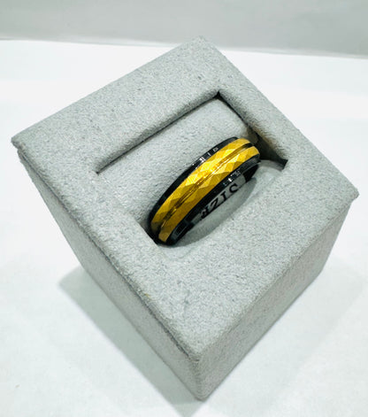 TUNGSTEN CARBIDE WEDDING BAND, WIDTH: 6mm, SIZE: 8