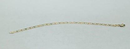 10K GOLD TRI-COLOR VALENTINO BRACELET, WEIGHT: 2.9gm, WIDTH: 3mm