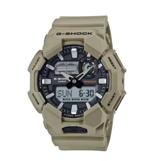 Casio G-Shock Analog-Digital Beige Resin Watch GA010-5A