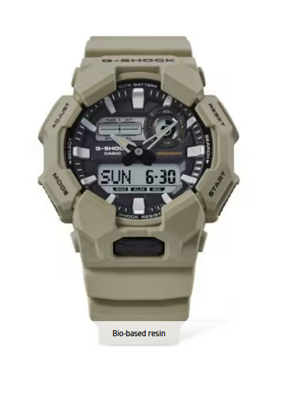 Casio G-Shock Analog-Digital Beige Resin Watch GA010-5A
