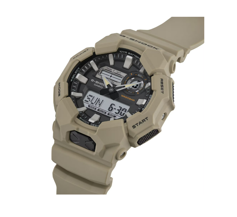 Casio G-Shock Analog-Digital Beige Resin Watch GA010-5A
