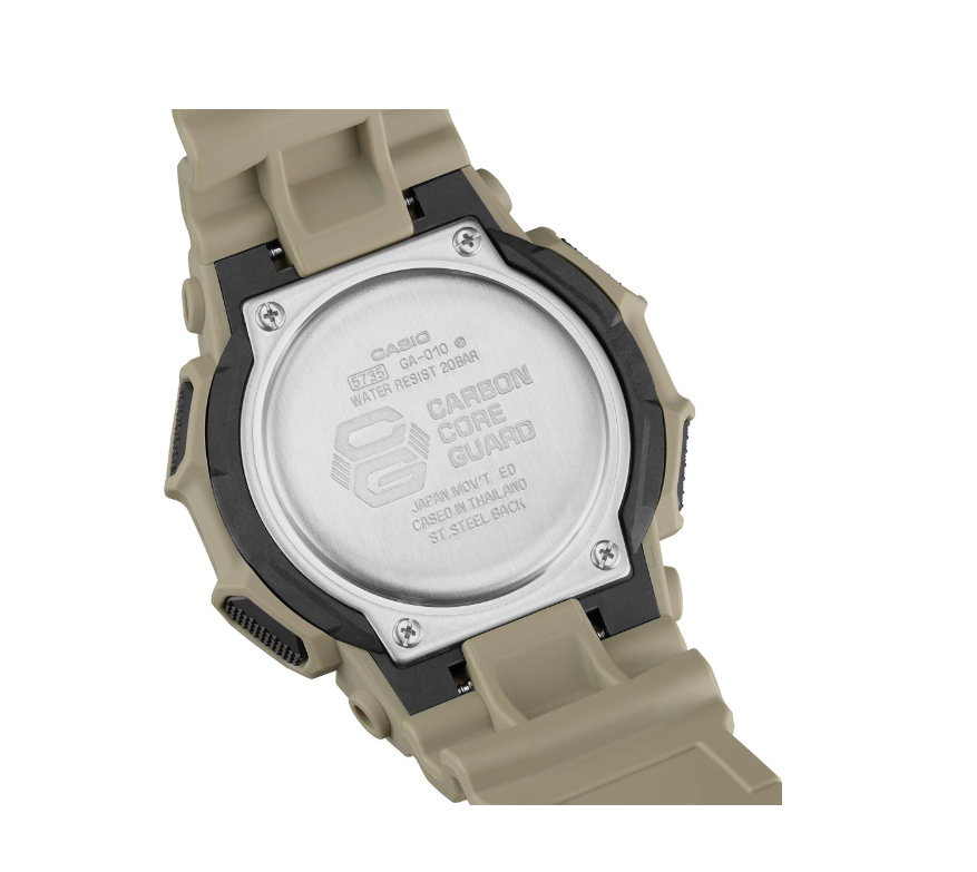 Casio G-Shock Analog-Digital Beige Resin Watch GA010-5A