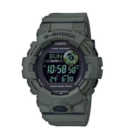 Casio Men's G-Shock Digital Power Trainer Connected Green Resin Watch GBD800UC-3