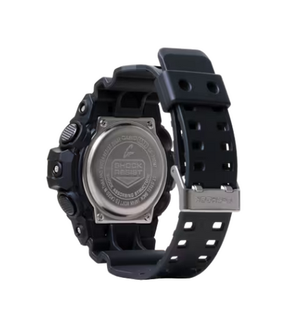 G-Shock Casio GA-700 Series Analog-Digital Multi-Color Black Resin Watch 57.5mm - GA700MF-1A