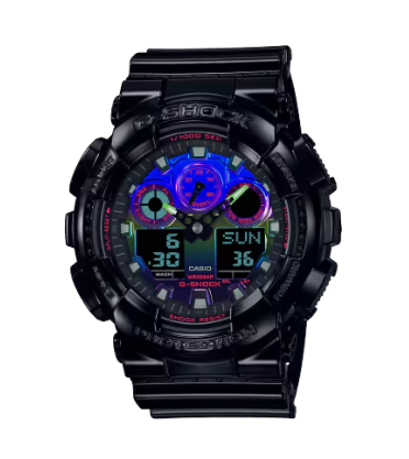 Casio G-SHOCK ANALOG-DIGITAL GA-100 SERIES GA100RGB-1A