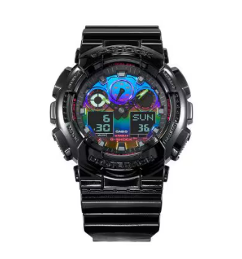 Casio G-SHOCK ANALOG-DIGITAL GA-100 SERIES GA100RGB-1A