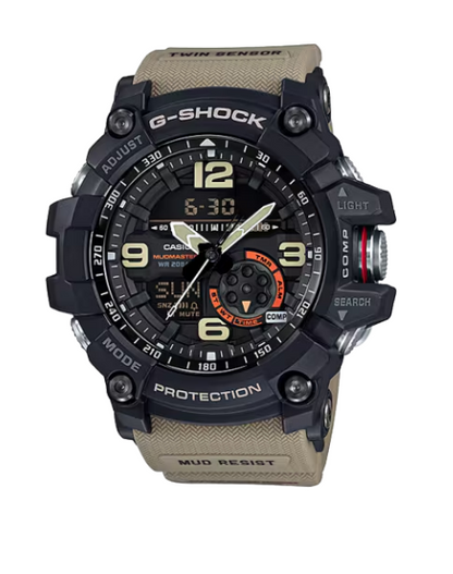 Casio Men's GG-1000-1A5 G Shock Analog-Digital Display Quartz Beige Watch