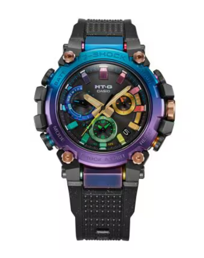 Casio G-SHOCK MT-G Nebula Rainbow Ion-Plating Chronograph MTGB3000DN1A