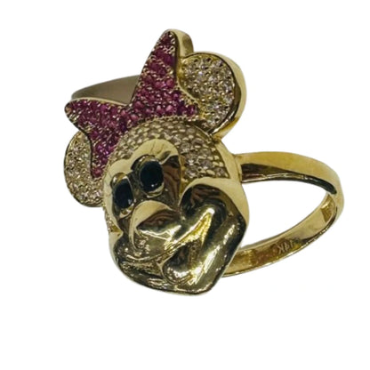 14K GOLD MICKEY RING- WEIGHT: 4.2gm