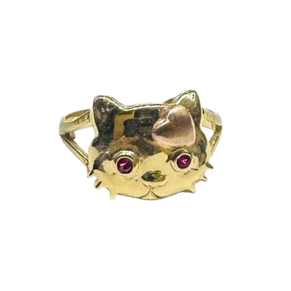 Kitty ring- weight: 2.8gm