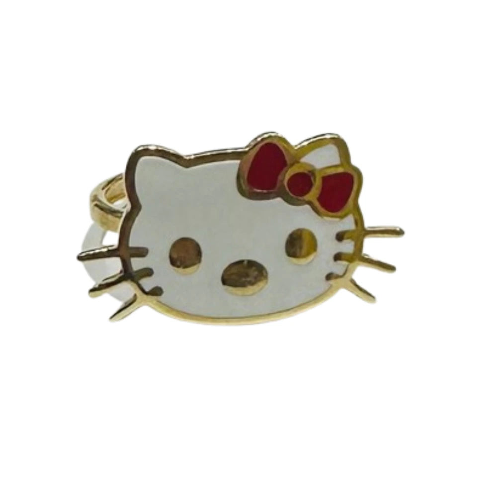 10K GOLD KITTY RING- WEIGHT: 3.2gm