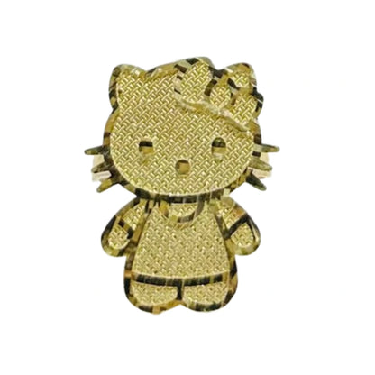 10K GOLD KITTY RING- WEIGHT: 3.1gm