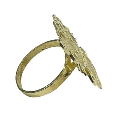 10K GOLD KITTY RING- WEIGHT: 3.1gm