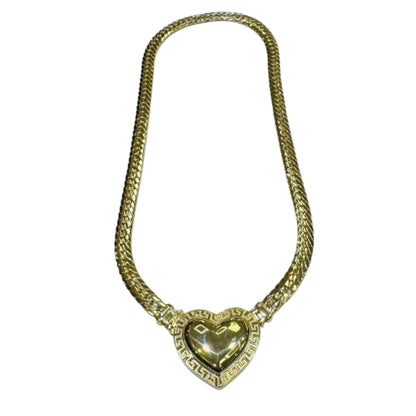10K GOLD HEART SHAPED NECKLACE- WEIGHT: 23.5gm    18"