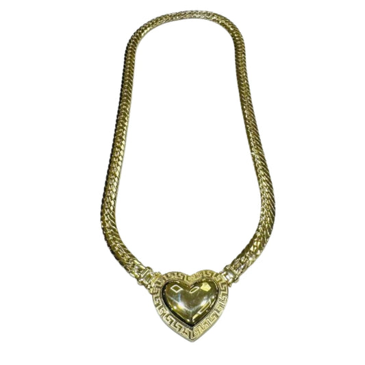 10K GOLD HEART SHAPED NECKLACE- WEIGHT: 23.5gm    18"