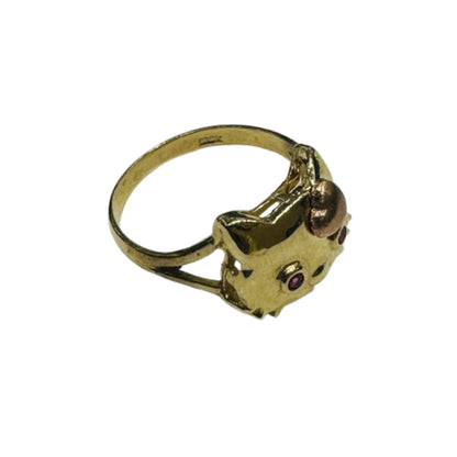 Kitty ring- weight: 2.8gm