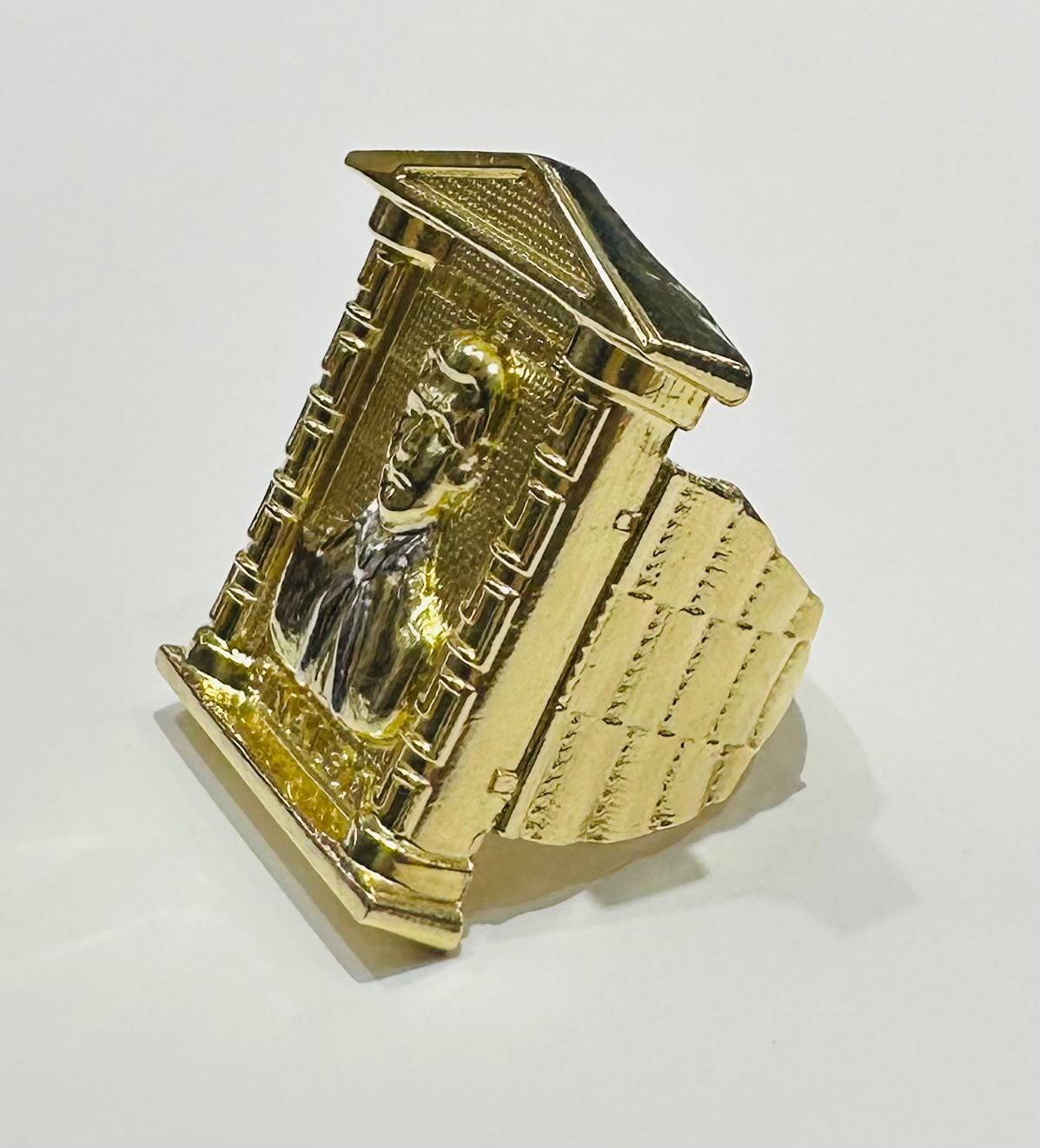 10K MALVERDE SINALOA RING- WEIGHT: 13.2gm