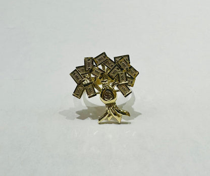 10K GOLD MONEY TREE- WEIGHT: 5.9gm