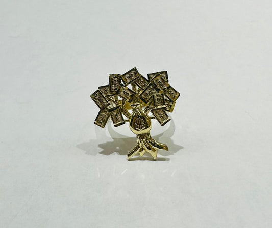 10K GOLD MONEY TREE- WEIGHT: 5.9gm