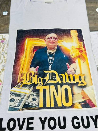 BIG DOG TINO T-SHIRT- WHITE