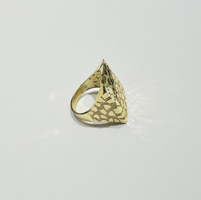 10K GOLD NUGGET RING, WEIGHT: 10.00gm