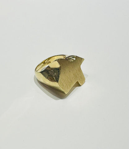10K GOLD TEXAS RING, WEIGHT: 17.00gm