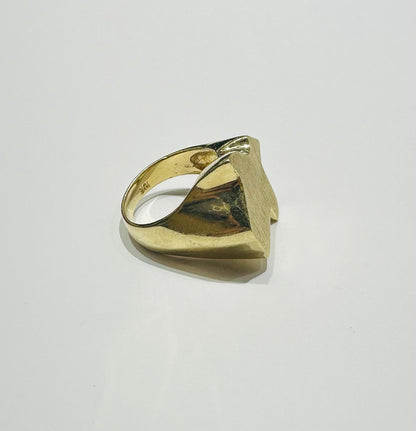 10K GOLD TEXAS RING, WEIGHT: 17.00gm
