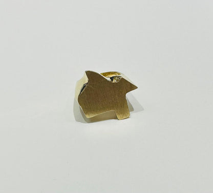 10K GOLD TEXAS RING, WEIGHT: 17.00gm