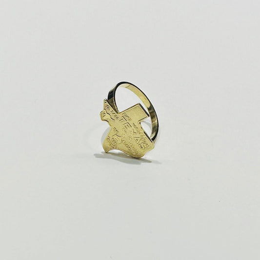 10K GOLD TEXAS RING, WEIGHT: 3.0gm