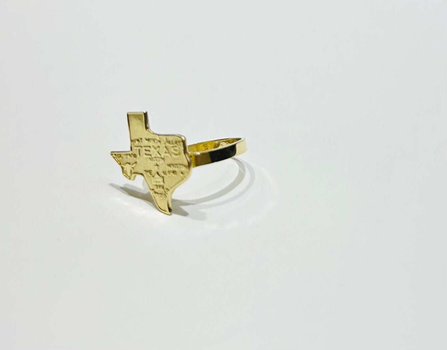 10K GOLD TEXAS RING, WEIGHT: 3.0gm