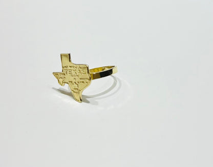 10K GOLD TEXAS RING, WEIGHT: 3.0gm
