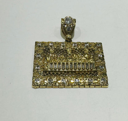 10K GOLD LAST SUPPER PENDANT, WEIGHT: 7.1gm