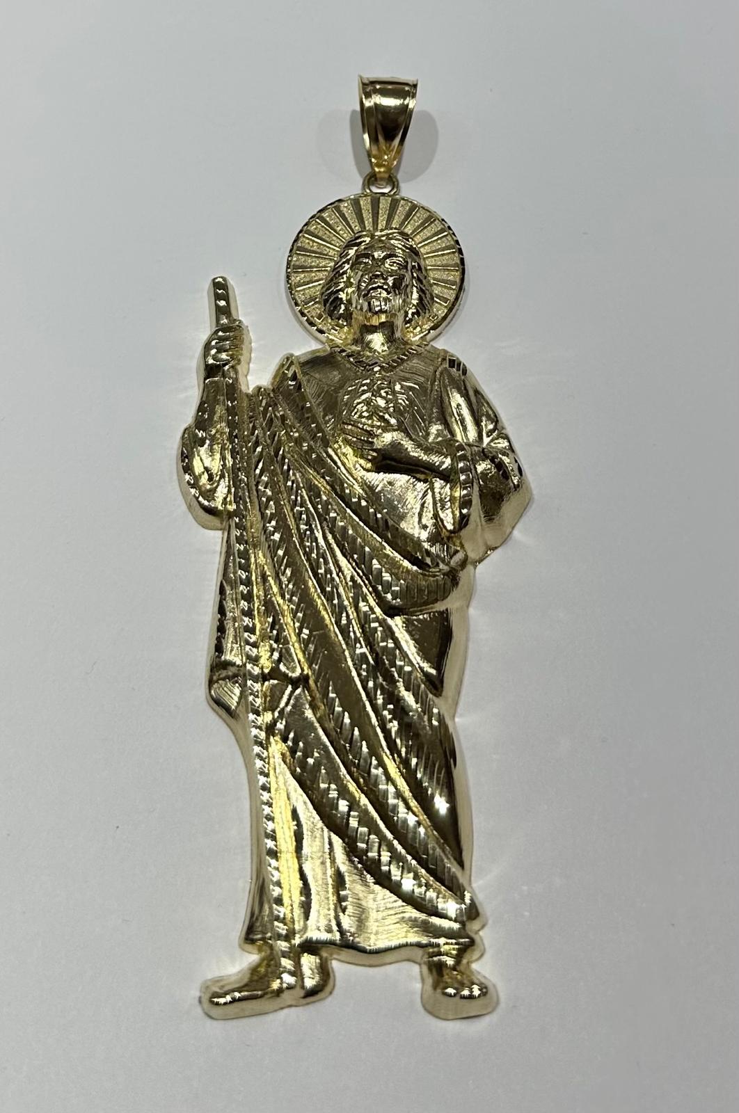 10K GOLD SAINT JUDE PENDANT, WEIGHT: 40.5gm