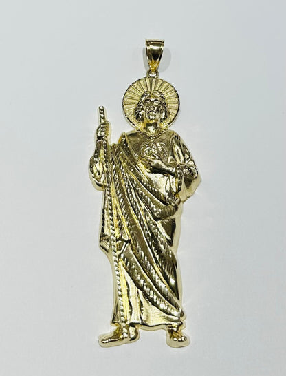 10K GOLD SAINT JUDE PENDANT, WEIGHT: 40.5gm