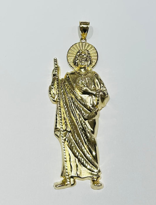 10K GOLD SAINT JUDE PENDANT, WEIGHT: 40.5gm