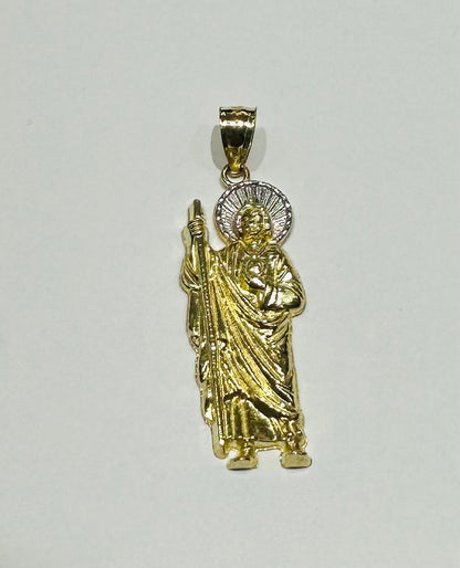 10K GOLD SAINT JUDE PENDANT, WEIGHT: 1.9gm
