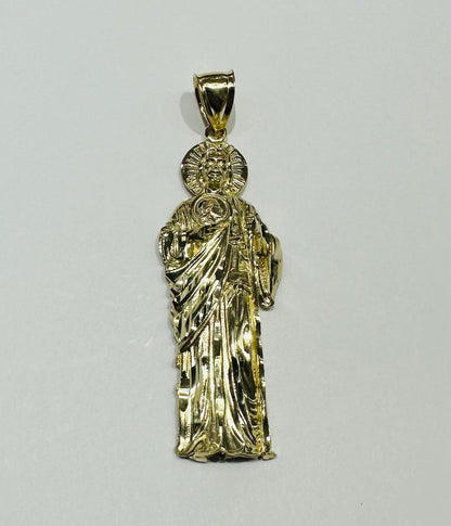 10K GOLD SAINT JUDE PENDANT, WEIGHT: 7.0gm