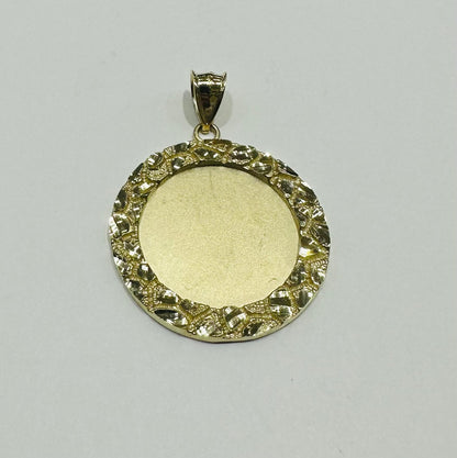 10K GOLD NUGGET MEMORY PENDANT