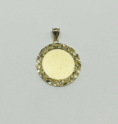 10K GOLD NUGGET MEMORY PENDANT