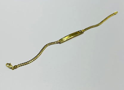 10K GOLD UNISEX MIAMI CUBAN LINK ID BRACELET 7" 3.30mm, Weight: 5.3gm