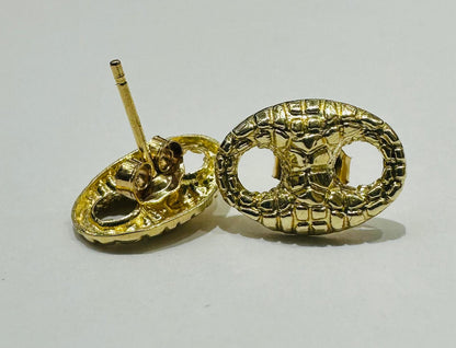 10K GOLD PIG NOSE EARRINGS, WEIGHT: 1.00gm