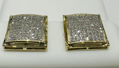10K GOLD NATURAL DIAMOND EARRINGS