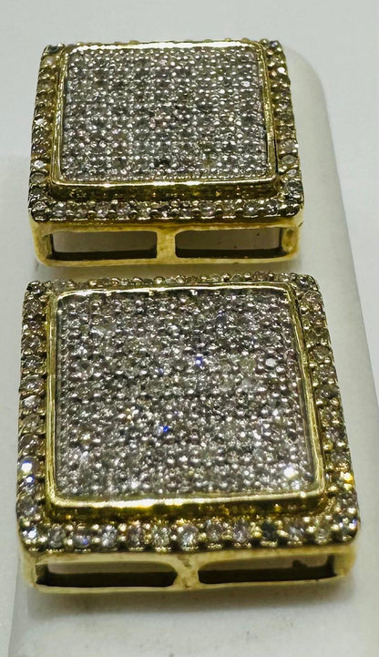 10K GOLD NATURAL DIAMOND EARRINGS