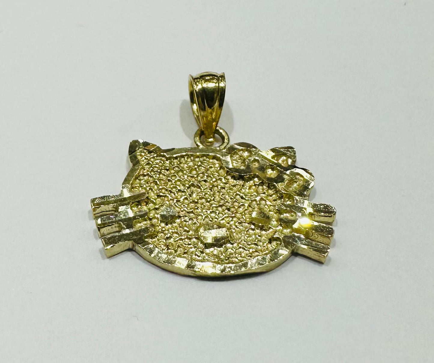 10K GOLD HELLO KITTY SMALL HEAD PENDANT, 1.5gm
