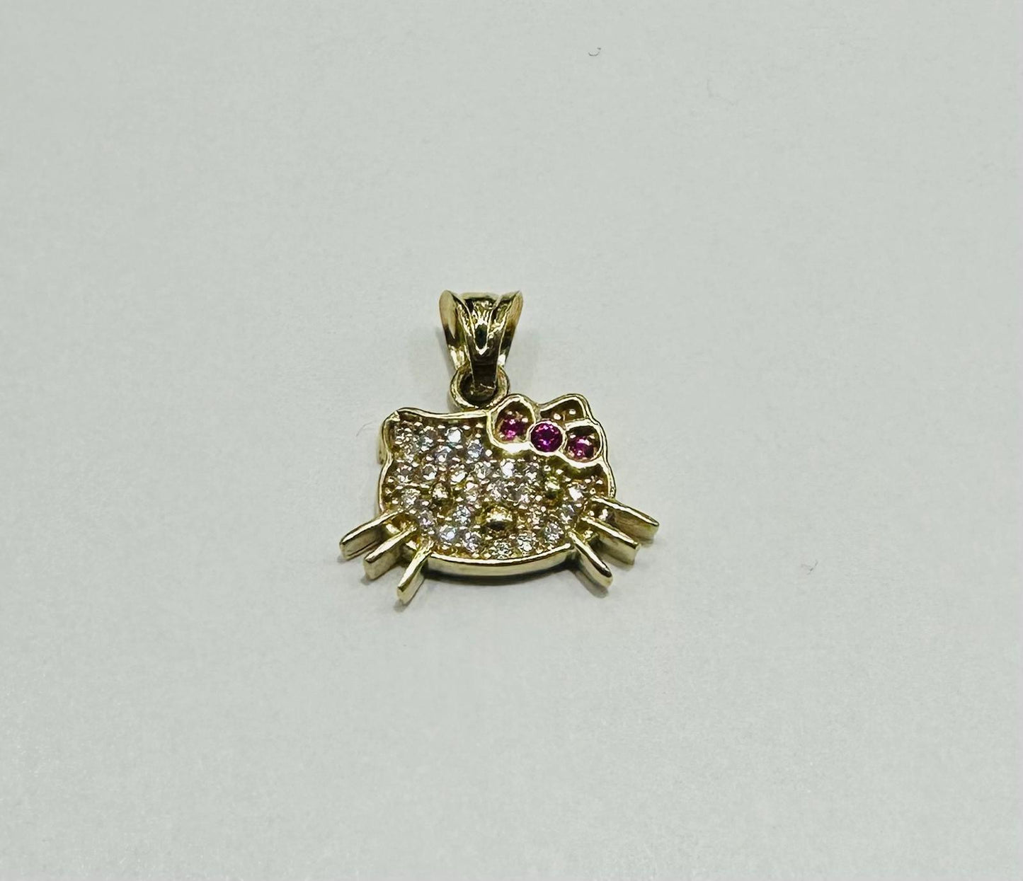10K GOLD KITTY PENDANT