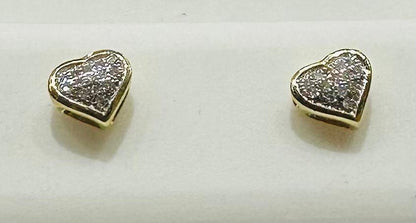 10K NATURAL DIAMOND EARRINGS